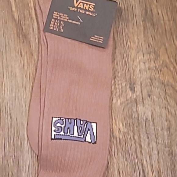 Vans Desert Taupe Logo Crew Socks - Picture 6 of 6